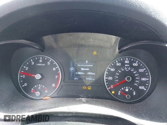 2018 Kia Optima LX with VIN 5XXGT4L34JG186189, listed as a IAAI auction lot 41845909 with 99,382 mi miles and . Bid and sale history available at carsss.com. Image 7.