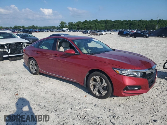 2019 Honda Accord EX-L with VIN 1HGCV2F56KA001813, listed as a Copart auction lot 61689055 with 51,718 mi miles and Salvage title. Bid and sale history available at DreamBid. Image 4.