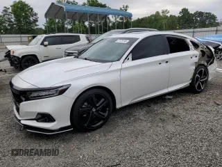 2021 Honda Accord Sport z VIN 1HGCV2F31MA019783, wystawiony jako Copart lot #57479195 z przebiegiem 57 599 mil mil oraz Szkoda całkowita • Salvage title. Historia ofert i sprzedaży dostępna na DreamBid. Obrazek 1.