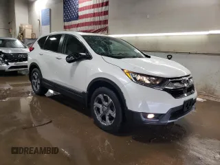 2018 Honda CR-V EX with VIN 5J6RW2H51JL002383, listed as a Copart auction lot 49270845 with 43,996 mi miles and Salvage Title. Bid and sale history available at DreamBid. Image 4.