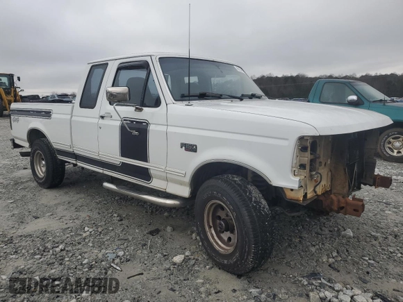 1996 Ford F-150 with VIN 1FTEX14H1TKA33251, listed as a Copart auction lot 45154865 with 278,905 mi miles and Salvage title. Bid and sale history available at DreamBid. Image 4.