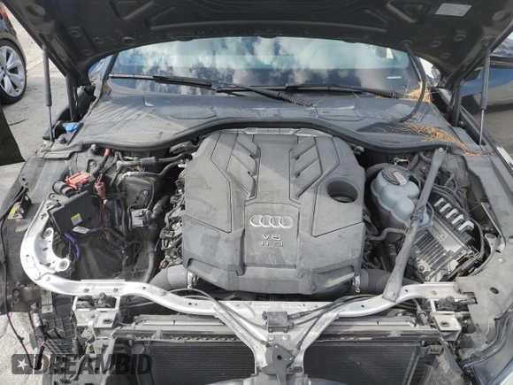 2022 Audi A8 with VIN WAULDAF89NN006262, listed as a Copart auction lot 57478025 with 13,020 mi miles and Salvage title. Bid and sale history available at DreamBid. Image 11.