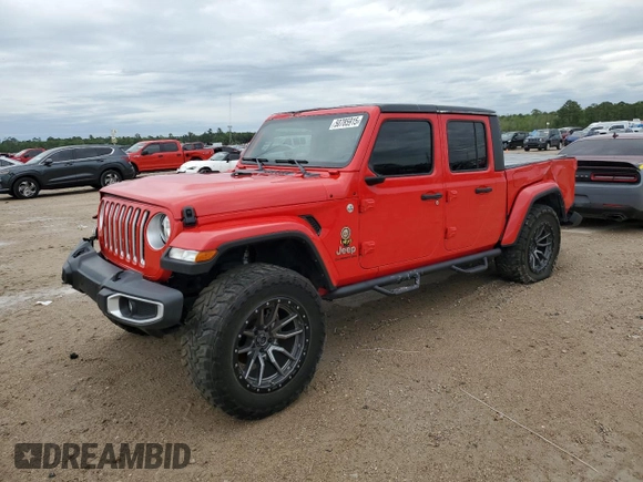 2022 Jeep Gladiator High Altitude with VIN 1C6HJTFG2NL135841, listed as a Copart auction lot 50785915 with 35,309 mi miles and Salvage title. Bid and sale history available at DreamBid. Image 1.