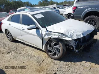 2024 Hyundai Elantra SEL with VIN KMHLS4DG2RU806039, listed as a IAAI auction lot 41674804 with 13,122 mi miles. Bid and sale history available at carsss.com. Image 1.