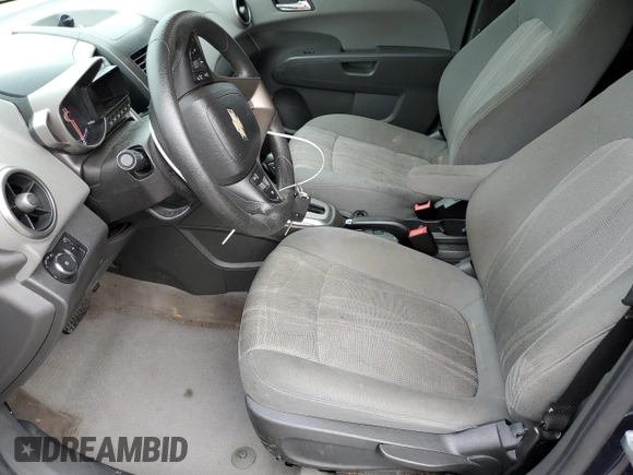 2015 Chevrolet Sonic LT with VIN 1G1JC5SH4F4187829, listed as a Copart auction lot 58529775 with 119,036 mi miles and Salvage title. Bid and sale history available at DreamBid. Image 7.
