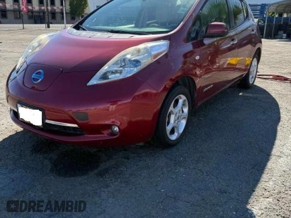2011 Nissan LEAF SL-e with VIN JN1AZ0CP4BT000865, listed as a Copart auction lot 76585824 with 83,101 mi miles and Clean Title. Bid and sale history available at carsss.com. Image 2.