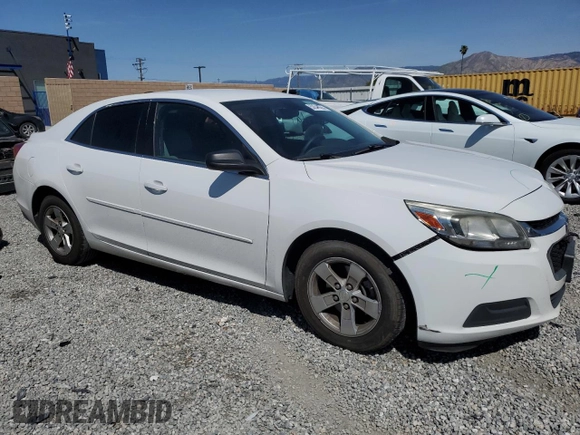 2015 Chevrolet Malibu LS with VIN 1G11B5SL6FU153186, listed as a Copart auction lot 52043655 with 181,422 mi miles and Salvage Title. Bid and sale history available at DreamBid. Image 4.
