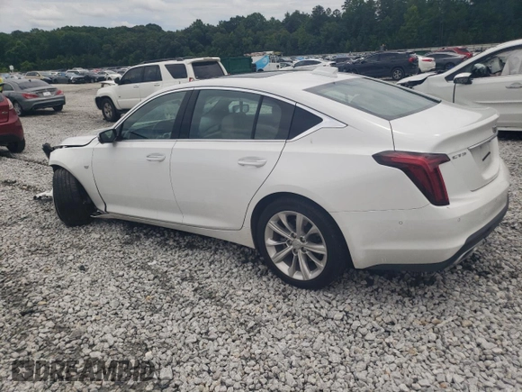 2025 Cadillac CT5 Premium Luxury with VIN 1G6DN5RWXS0101138, listed as a Copart auction lot 60369325 with 18,046 mi miles and Salvage title. Bid and sale history available at DreamBid. Image 2.