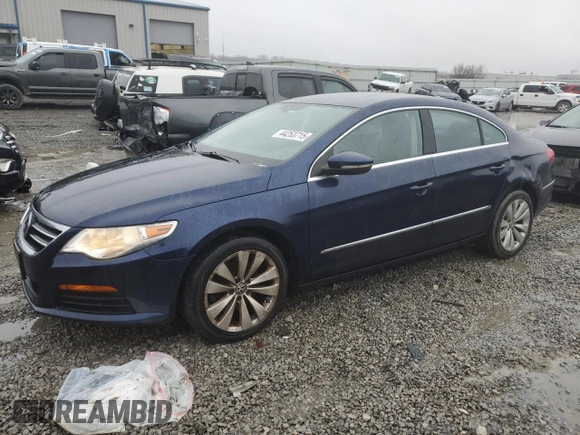 2012 Volkswagen CC Sport PZEV with VIN WVWMP7AN7CE541988, listed as a Copart auction lot 44253715 with 150,375 mi miles and Salvage Title. Bid and sale history available at carsss.com. Image 1.
