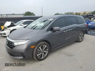 2024 Honda Odyssey Touring z VIN 5FNRL6H85RB016317, wystawiony jako Copart lot #59483565 z przebiegiem 17 351 mil mil oraz Nie do naprawy • Non repairable. Historia ofert i sprzedaży dostępna na DreamBid. Obrazek 1.