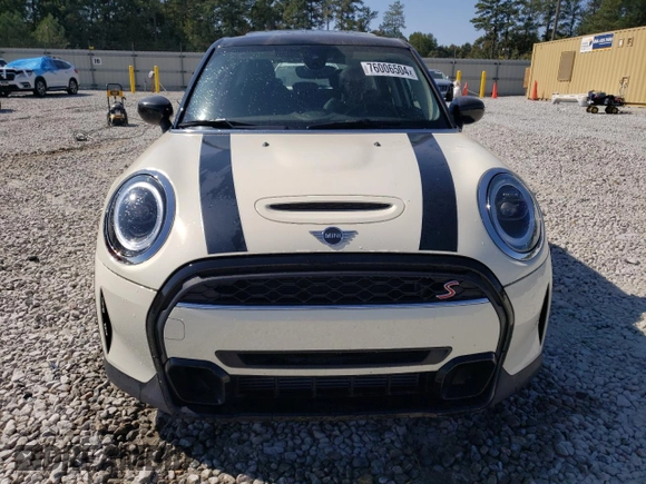 2023 MINI Hardtop 4 Door Cooper S with VIN WMW53DK01P2S63871, listed as a Copart auction lot 76006504 with 23,802 mi miles and Salvage title. Bid and sale history available at DreamBid. Image 5.