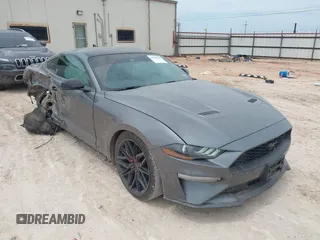 2022 Ford Mustang EcoBoost with VIN 1FA6P8TH2N5139990, listed as a IAAI auction lot 42259683 with 62,580 mi miles and . Bid and sale history available at DreamBid. Image 1.