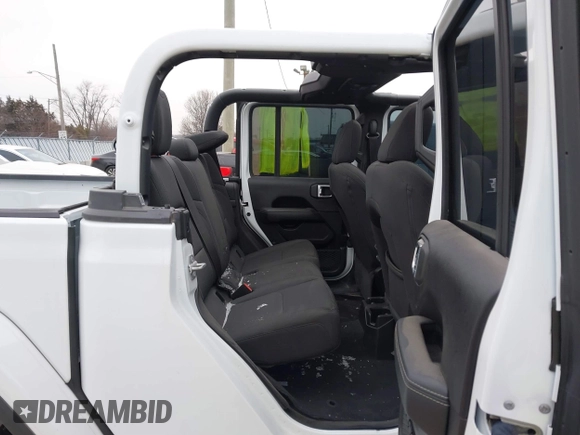 2023 Jeep Gladiator Overland z VIN 1C6HJTFG6PL516742, wystawiony jako IAAI lot #41565864 z przebiegiem Nie podano mil oraz . Historia ofert i sprzedaży dostępna na DreamBid. Obrazek 8.