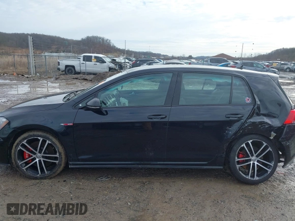 2017 Volkswagen Golf GTI S with VIN 3VW547AU5HM065033, listed as a IAAI auction lot 41461817 with 114,879 mi miles. Bid and sale history available at carsss.com. Image 14.