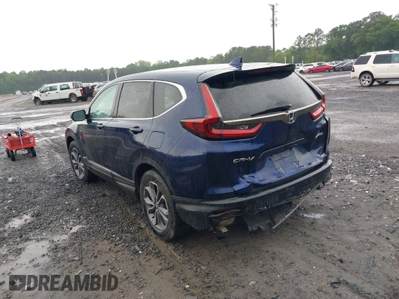 2022 Honda CR-V EX with VIN 5J6RW2H54NA006347, listed as a IAAI auction lot 42109034 with 44,235 mi miles and . Bid and sale history available at DreamBid. Image 3.