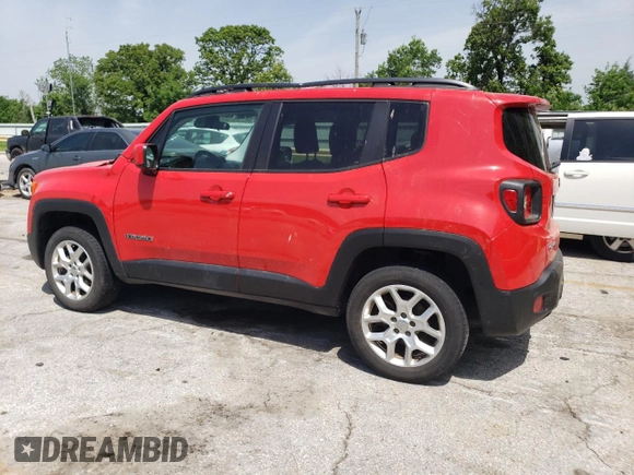 2015 Jeep Renegade Latitude z VIN ZACCJBBT8FPC34032, wystawiony jako Copart lot #56787175 z przebiegiem 106 252 mil mil oraz Szkoda całkowita • Salvage title. Historia ofert i sprzedaży dostępna na DreamBid. Obrazek 2.