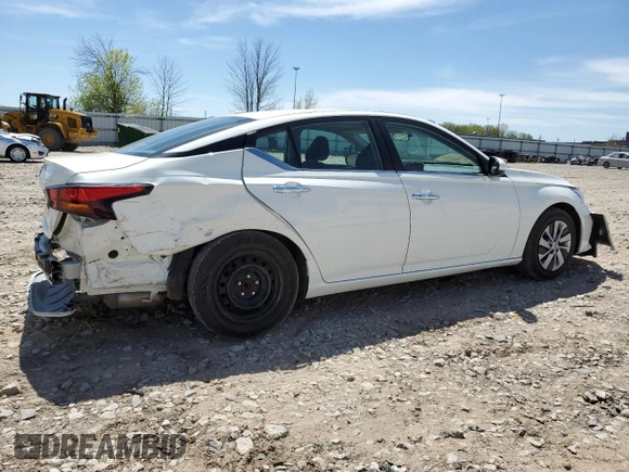 2020 Nissan Altima S with VIN 1N4BL4BV4LC221089, listed as a Copart auction lot 53785364 with 83,836 mi miles and Salvage Title. Bid and sale history available at carsss.com. Image 3.
