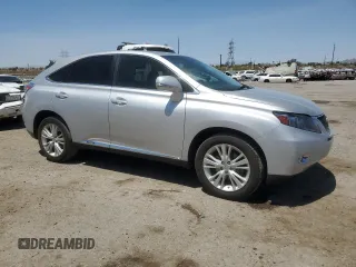 2012 Lexus RX 450h with VIN JTJZB1BA1C2006294, listed as a Copart auction lot 62128945 with 222,829 mi miles and Salvage title. Bid and sale history available at DreamBid. Image 4.