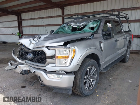 2021 Ford F-150 XL z VIN 1FTFW1E89MFC21046, wystawiony jako IAAI lot #42668472 z przebiegiem 83 083 mil mil oraz . Historia ofert i sprzedaży dostępna na DreamBid. Obrazek 16.