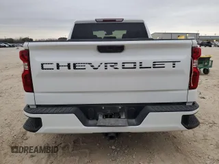 2022 Chevrolet Silverado 1500 LT with VIN 1GCPACEK2NZ635571, listed as a Copart auction lot 88725255 with 0 mi miles and Salvage Title. Bid and sale history available at carsss.com. Image 6.