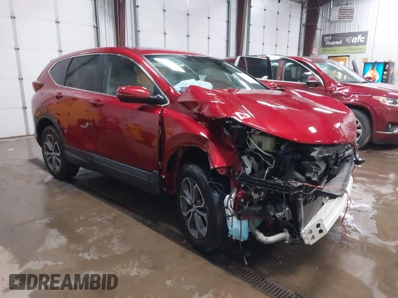 2022 Honda CR-V EX-L with VIN 2HKRW2H8XNH619209, listed as a IAAI auction lot 42042780 with 11,517 mi miles and . Bid and sale history available at DreamBid. Image 1.