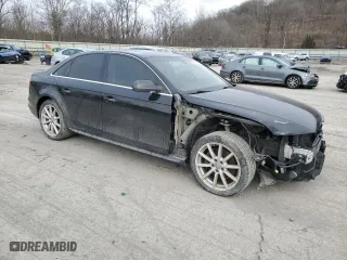 2014 Audi A4 Premium Plus with VIN WAUFFAFL8EN002182, listed as a Copart auction lot 47986115 with 132,570 mi miles and Salvage Title. Bid and sale history available at carsss.com. Image 4.