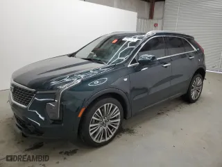 2024 Cadillac XT4 FWD Premium Luxury with VIN 1GYFZCR44RF166694, listed as a Copart auction lot 44268625 with 14,635 mi miles and Clean Title. Bid and sale history available at carsss.com. Image 1.