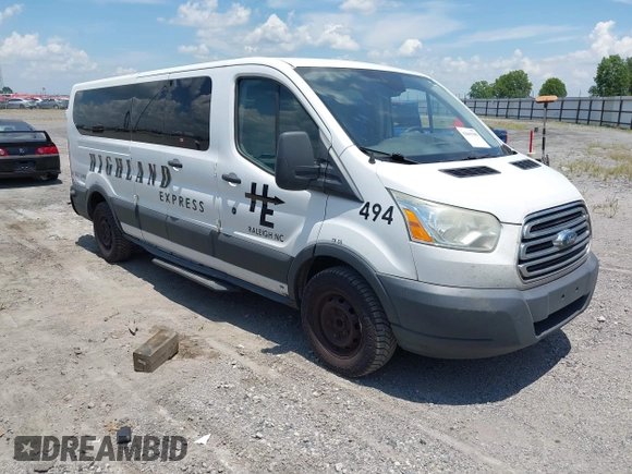2015 Ford Transit XL z VIN 1FBZX2ZM3FKA54172, wystawiony jako IAAI lot #42601588 z przebiegiem 619 881 mil mil oraz . Historia ofert i sprzedaży dostępna na DreamBid. Obrazek 1.