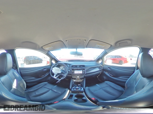 2018 Nissan LEAF SL with VIN 1N4AZ1CP4JC309016, listed as a Copart auction lot 88722875 with 59,146 mi miles and Salvage Title. Bid and sale history available at DreamBid. Image 14.