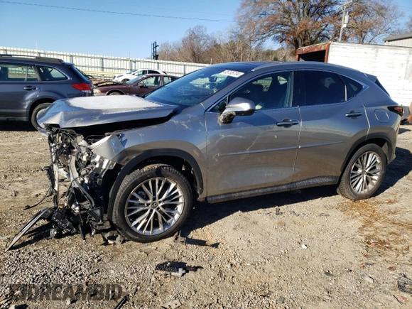 2023 Lexus NX 350h Luxury with VIN 2T2HKCEZ5PC013411, listed as a Copart auction lot 85705704 with 28,660 mi miles and Salvage Title. Bid and sale history available at DreamBid. Image 1.