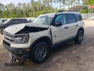 2024 Ford Bronco Sport Big Bend z VIN 3FMCR9B6XRRF54471, wystawiony jako Copart lot #54751625 z przebiegiem 1 478 mil mil oraz Szkoda całkowita • Salvage title. Historia ofert i sprzedaży dostępna na DreamBid. Obrazek 1.