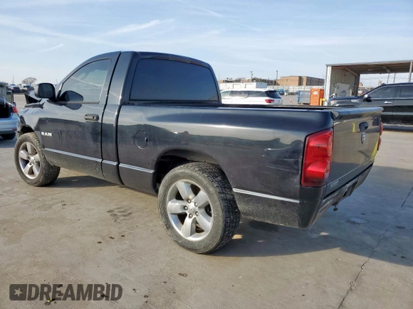2008 Dodge 1500 ST with VIN 1D7HA16K78J231018, listed as a Copart auction lot 44408465 with Not Provided miles and Salvage Title. Bid and sale history available at DreamBid. Image 2.