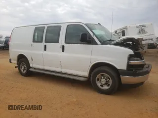 2020 Chevrolet Express Cargo with VIN 1GCWGAFG8L1203183, listed as a Copart auction lot 46116005 with 65,023 mi miles and Salvage title. Bid and sale history available at DreamBid. Image 4.