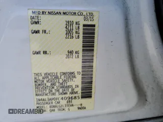 2015 Nissan Altima 2.5 S with VIN 1N4AL3AP0FC409685, listed as a Copart auction lot 52282955 with 69,367 mi miles and Salvage Title. Bid and sale history available at carsss.com. Image 14.