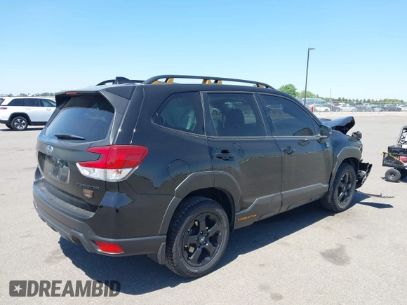 2023 Subaru Forester Wilderness with VIN JF2SKAMC2PH495053, listed as a IAAI auction lot 42238649 with 18,494 mi miles and . Bid and sale history available at DreamBid. Image 4.