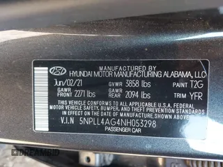 2022 Hyundai Elantra SE с VIN 5NPLL4AG4NH053298, выставлен на аукционе IAAI как лот 42186898 с пробегом 46 627 миль миль и . История ставок и продаж доступна на DreamBid. Изображение 9.