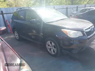 2014 Subaru Forester 2.5i Premium with VIN JF2SJAEC4EH421003, listed as a IAAI auction lot 42094407 with 110,940 mi miles. Bid and sale history available at carsss.com. Image 1.