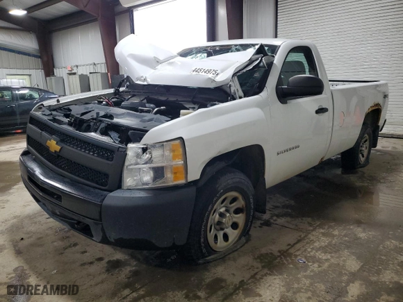 2011 Chevrolet Silverado 1500 Work Truck with VIN 1GCNKPEX1BZ405068, listed as a Copart auction lot 44514975 with 97,105 mi miles and Salvage Title. Bid and sale history available at carsss.com. Image 1.