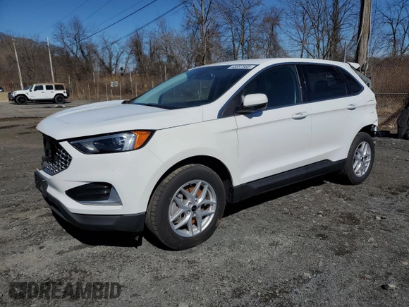 2024 Ford Edge SEL with VIN 2FMPK4J97RBA90462, listed as a Copart auction lot 48697985 with 17,401 mi miles and Clean Title. Bid and sale history available at carsss.com. Image 1.