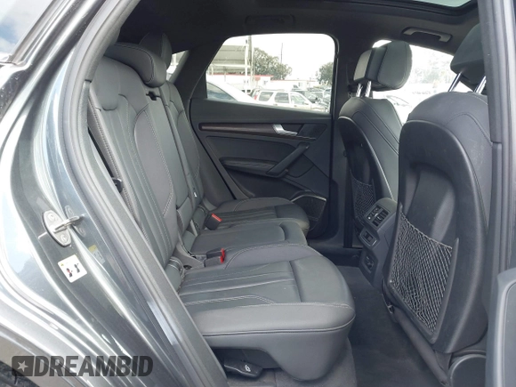 2023 Audi Q5 Sportback S line Premium Plus with VIN WA15AAFY2P2007434, listed as a IAAI auction lot 41482909 with 40,596 mi miles and . Bid and sale history available at DreamBid. Image 8.