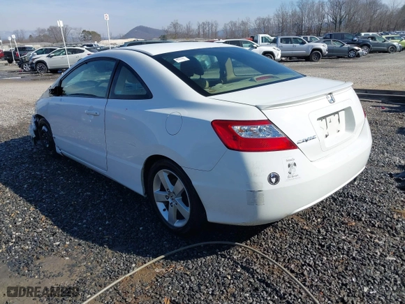 2008 Honda Civic Cpe EX-L with VIN 2HGFG12908H562786, listed as a IAAI auction lot 41479885 with 158,928 mi miles. Bid and sale history available at carsss.com. Image 3.