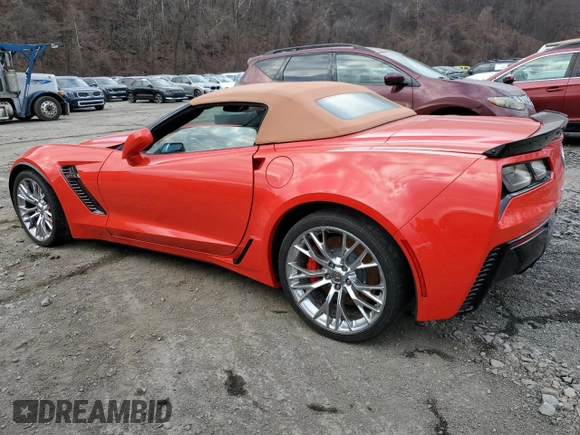 2016 Chevrolet Corvette Z06 3LZ with VIN 1G1YU3D63G5600184, listed as a Copart auction lot 88636455 with 4,042 mi miles and Salvage Title. Bid and sale history available at carsss.com. Image 2.