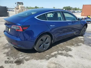 2018 Tesla Model 3 Long Range Battery with VIN 5YJ3E1EA6JF161008, listed as a Copart auction lot 53657495 with 82,446 mi miles and Salvage Title. Bid and sale history available at carsss.com. Image 3.