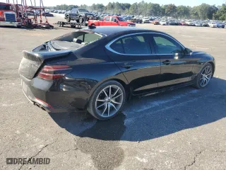 2022 Genesis G70 2.0T with VIN KMTG34TA5NU090183, listed as a Copart auction lot 76463054 with 41,348 mi miles and Salvage Title. Bid and sale history available at carsss.com. Image 3.