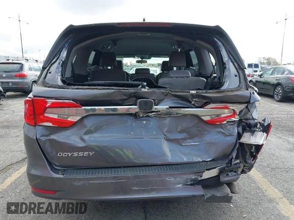 2019 Honda Odyssey EX with VIN 5FNRL6H56KB069085, listed as a IAAI auction lot 41923928 with 96,331 mi miles. Bid and sale history available at carsss.com. Image 17.