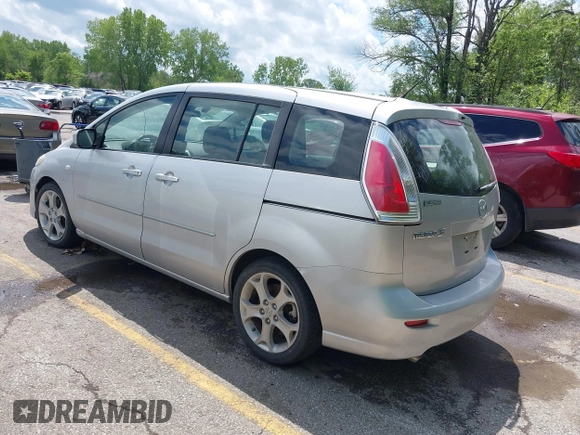 2008 Mazda 5 Sport with VIN JM1CR293380314345, listed as a IAAI auction lot 42156882 with 127,703 mi miles. Bid and sale history available at carsss.com. Image 3.