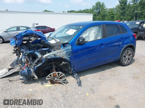 2016 Mitsubishi Outlander Sport 2.4 ES with VIN JA4AR3AW3GZ031922, listed as a IAAI auction lot 40105881 with 168,829 mi miles. Bid and sale history available at carsss.com. Image 2.