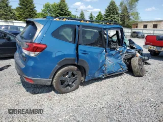 2022 Subaru Forester Wilderness with VIN JF2SKAMC3NH525898, listed as a Copart auction lot 59483215 with Not provided miles and Salvage title. Bid and sale history available at DreamBid. Image 3.