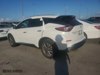 2015 Nissan Murano SV with VIN 5N1AZ2MG0FN290650, listed as a Copart auction lot 80395094 with 0 mi miles and Salvage Title. Bid and sale history available at carsss.com. Image 2.