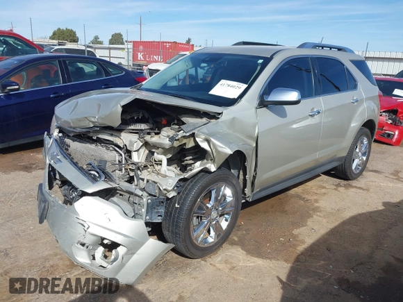 2015 Chevrolet Equinox LTZ with VIN 2GNFLDE37F6210095, listed as a IAAI auction lot 41784029 with 132,330 mi miles. Bid and sale history available at carsss.com. Image 2.